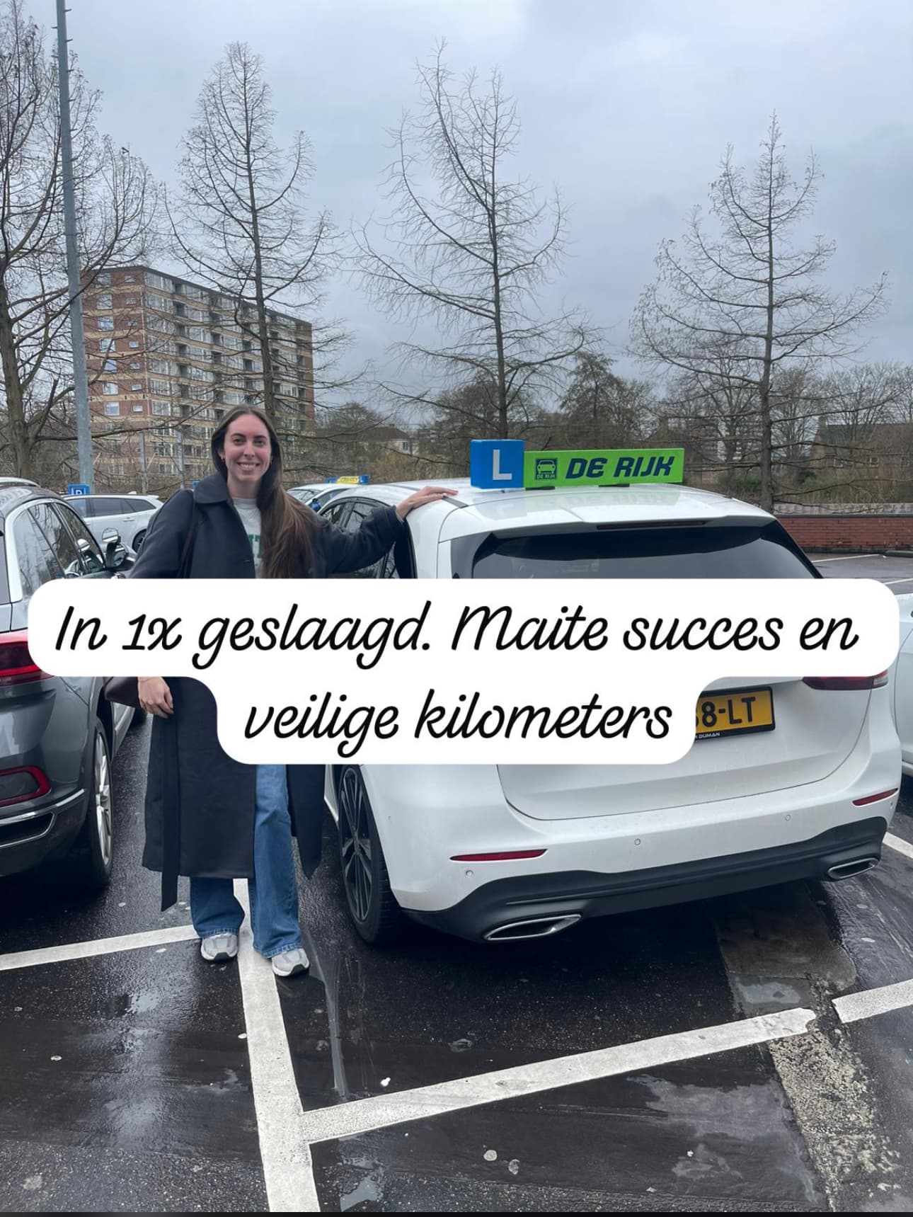 Geslaagd — op naar de vrijheid 🛣️